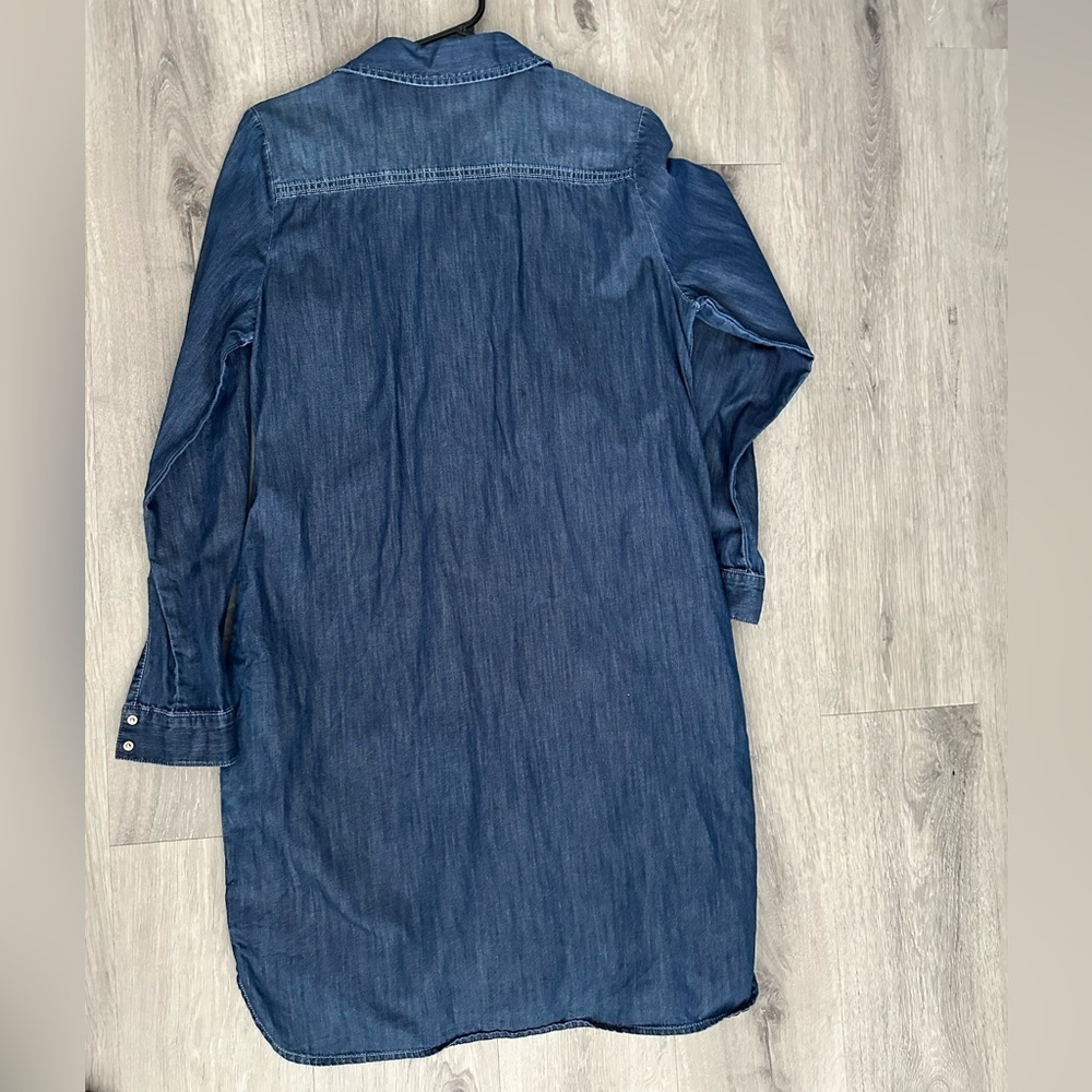 White House Black Market Denim Dress Size 10 - Picture 3 of 3